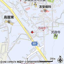 広島県東広島市高屋町白市683周辺の地図