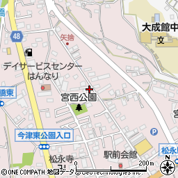 広島県福山市今津町121-4周辺の地図