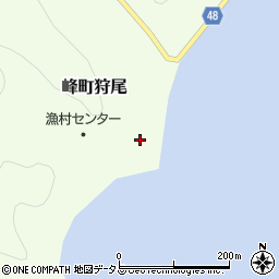 長崎県対馬市峰町狩尾54周辺の地図