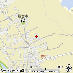 大阪府和泉市三林町191周辺の地図