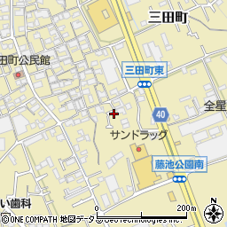 大阪府岸和田市三田町666周辺の地図