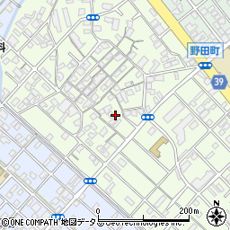 大阪府岸和田市上町27周辺の地図