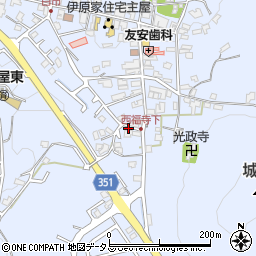 広島県東広島市高屋町白市745周辺の地図