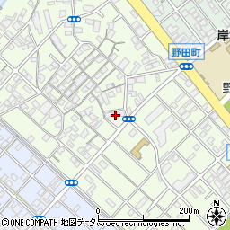 大阪府岸和田市上町26-10周辺の地図