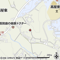 広島県東広島市高屋町高屋東2407周辺の地図