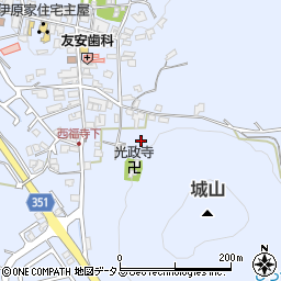 広島県東広島市高屋町白市171周辺の地図