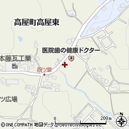 広島県東広島市高屋町高屋東2381周辺の地図