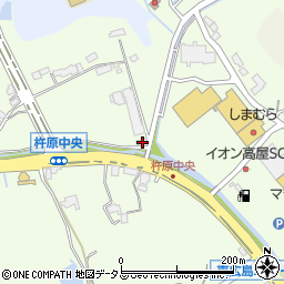 広島県東広島市高屋町杵原1836周辺の地図