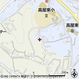 広島県東広島市高屋町白市611周辺の地図