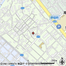 大阪府岸和田市上町26周辺の地図