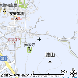 広島県東広島市高屋町白市162周辺の地図