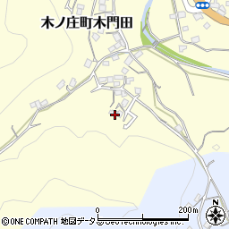 広島県尾道市木ノ庄町木門田55周辺の地図