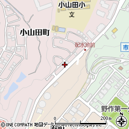 大阪府河内長野市小山田町451-221周辺の地図