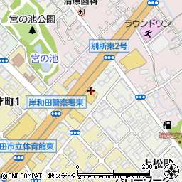 大阪府岸和田市下松町5037周辺の地図