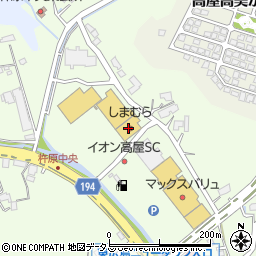 ファッションセンターしまむら高屋店周辺の地図