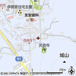 広島県東広島市高屋町白市974周辺の地図