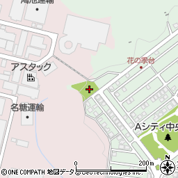 Aシティ第三公園周辺の地図