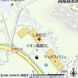 広島県東広島市高屋町杵原1801周辺の地図
