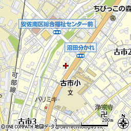 欧州塾安古市校周辺の地図