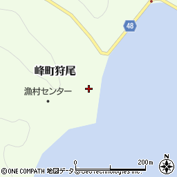 長崎県対馬市峰町狩尾55周辺の地図