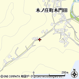 広島県尾道市木ノ庄町木門田102周辺の地図