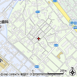 大阪府岸和田市上町19-15周辺の地図