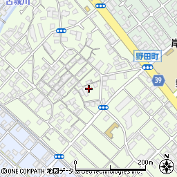 大阪府岸和田市上町26-4周辺の地図