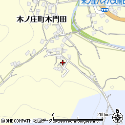 広島県尾道市木ノ庄町木門田159周辺の地図