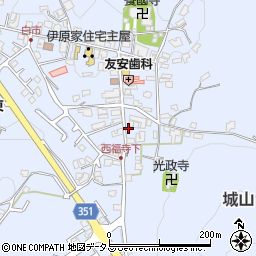 広島県東広島市高屋町白市972周辺の地図