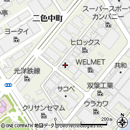 竹田鍍金工業所周辺の地図