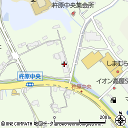 広島県東広島市高屋町杵原1834-1周辺の地図