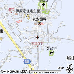 広島県東広島市高屋町白市971周辺の地図