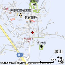 広島県東広島市高屋町白市1054周辺の地図