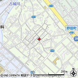 大阪府岸和田市上町19-10周辺の地図