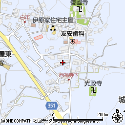 広島県東広島市高屋町白市1056周辺の地図