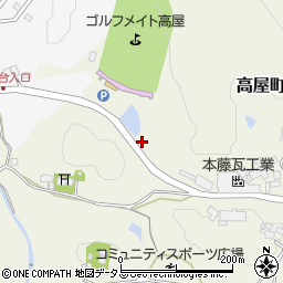 広島県東広島市高屋町高屋東2095周辺の地図