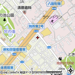 大阪府岸和田市下松町5043周辺の地図