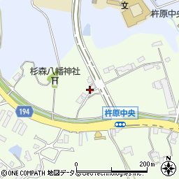 広島県東広島市高屋町杵原1874周辺の地図