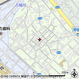 大阪府岸和田市上町19周辺の地図