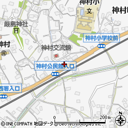 松永神村郵便局周辺の地図