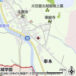 奈良県高市郡高取町車木329-1周辺の地図