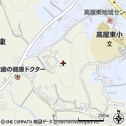 広島県東広島市高屋町高屋東4436周辺の地図