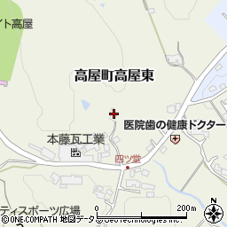 広島県東広島市高屋町高屋東2062周辺の地図