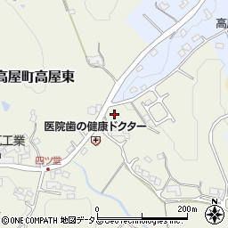 広島県東広島市高屋町高屋東2396周辺の地図