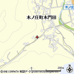 広島県尾道市木ノ庄町木門田116周辺の地図