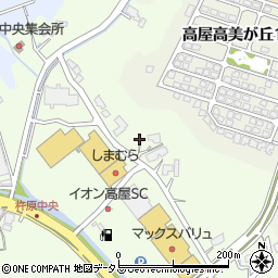 広島県東広島市高屋町杵原1672周辺の地図