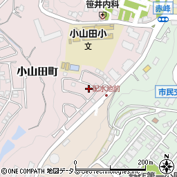 大阪府河内長野市小山田町451-185周辺の地図