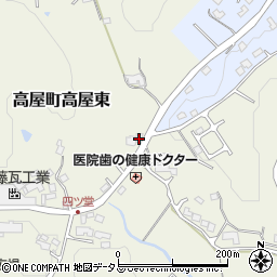 広島県東広島市高屋町高屋東2051周辺の地図