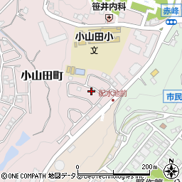 大阪府河内長野市小山田町451-186周辺の地図