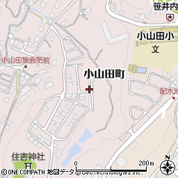 大阪府河内長野市小山田町496-23周辺の地図